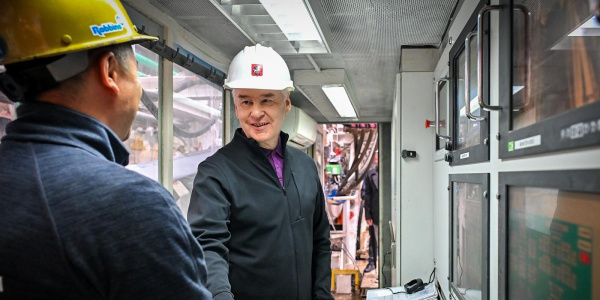 Сергей Собянин дал старт проходке тоннеля Бирюлевской линии метро